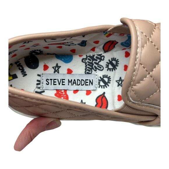 Steve Madden Girl's Jextrra Sneaker Blush Size 5 M Big Kid - Picture 6 of 8
